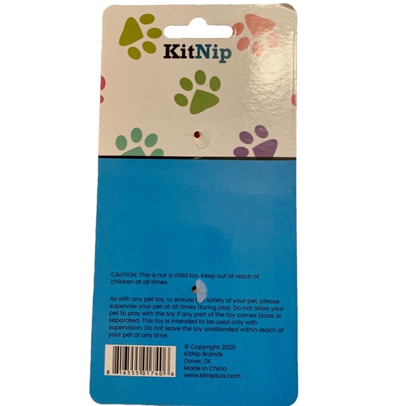 KitNip Box Kitty Cat Catnip Filled 7” Kicker Stuffed Toy New - Picture 6 of 7